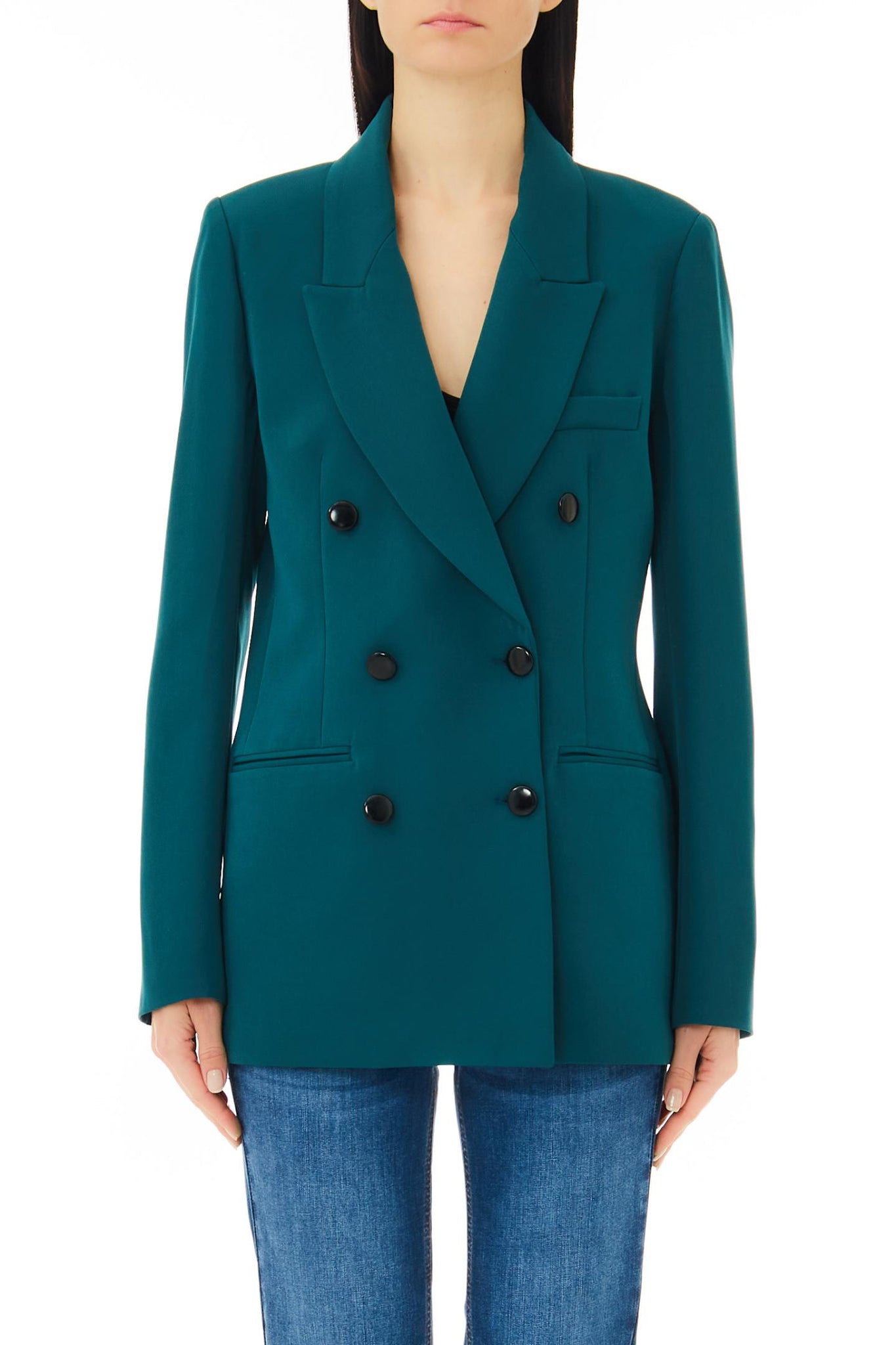 Giacca Doppiopetto Verde