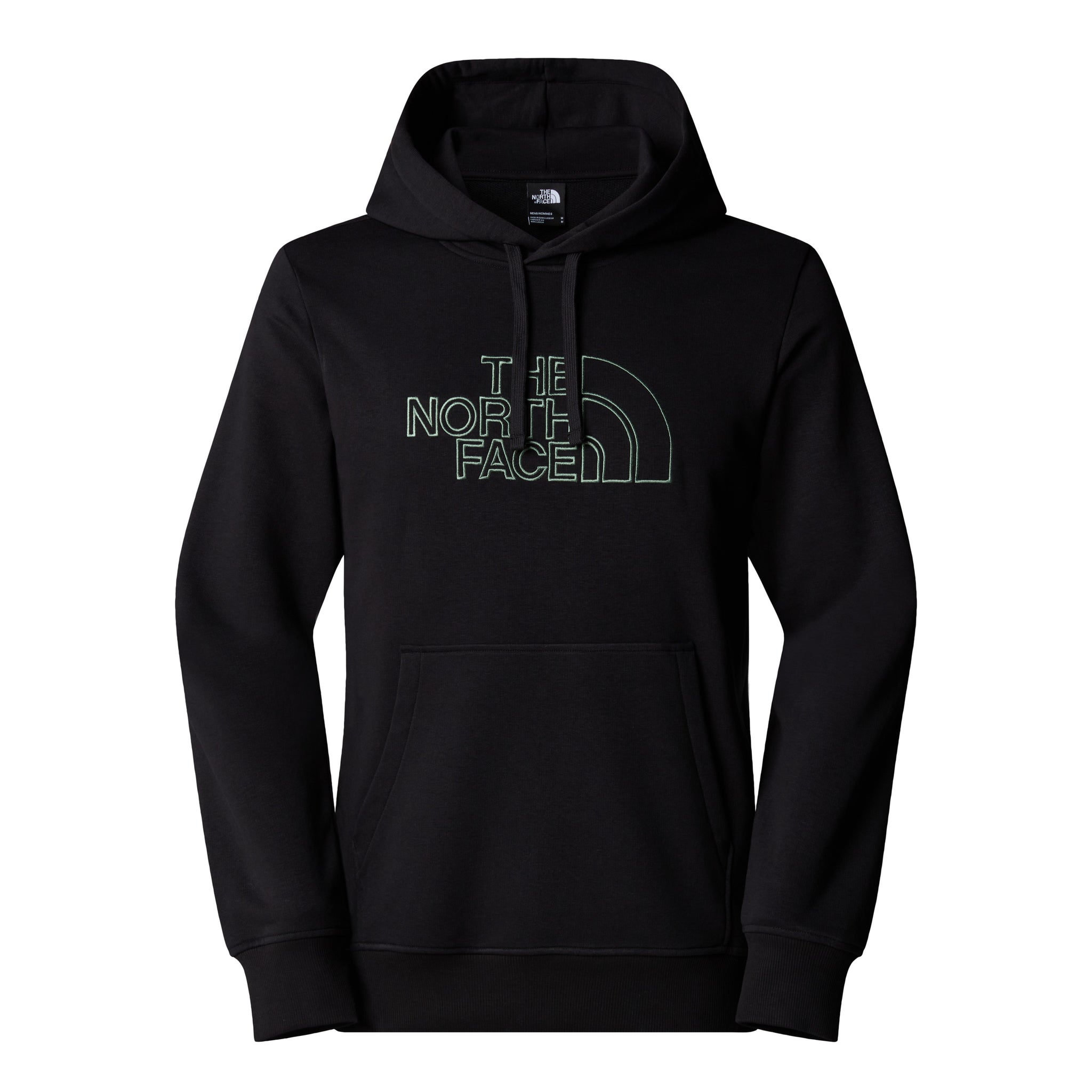 Felpa con Logo e Cappuccio / Nero - Ideal Moda