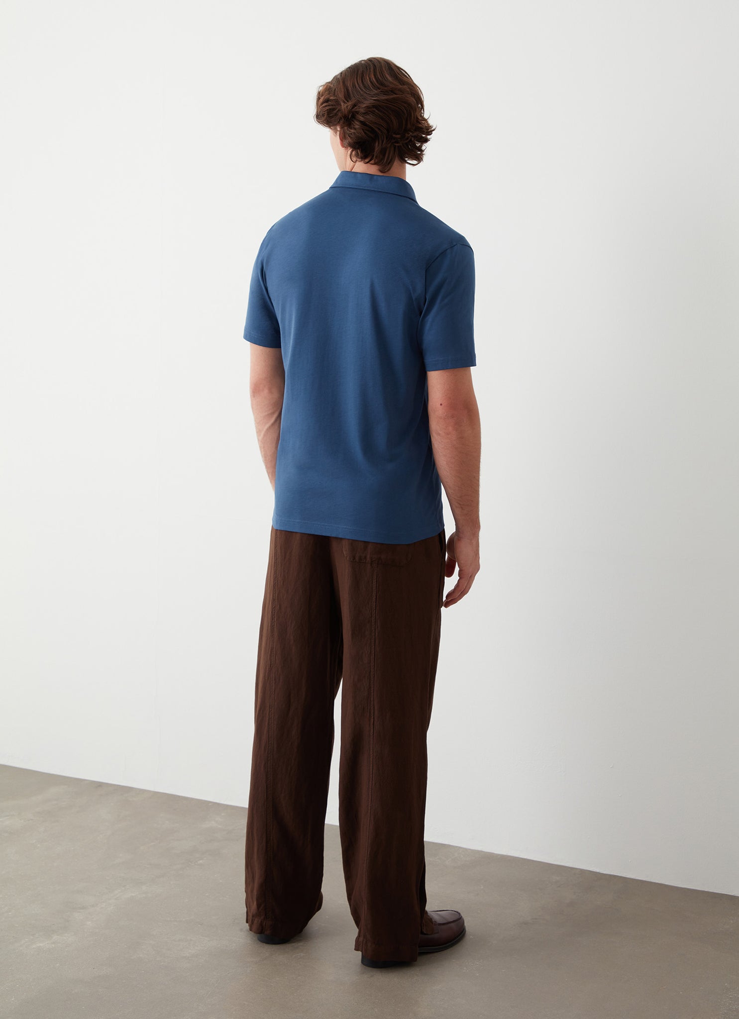 Camicia in Cotone Supima / Jeans - Ideal Moda