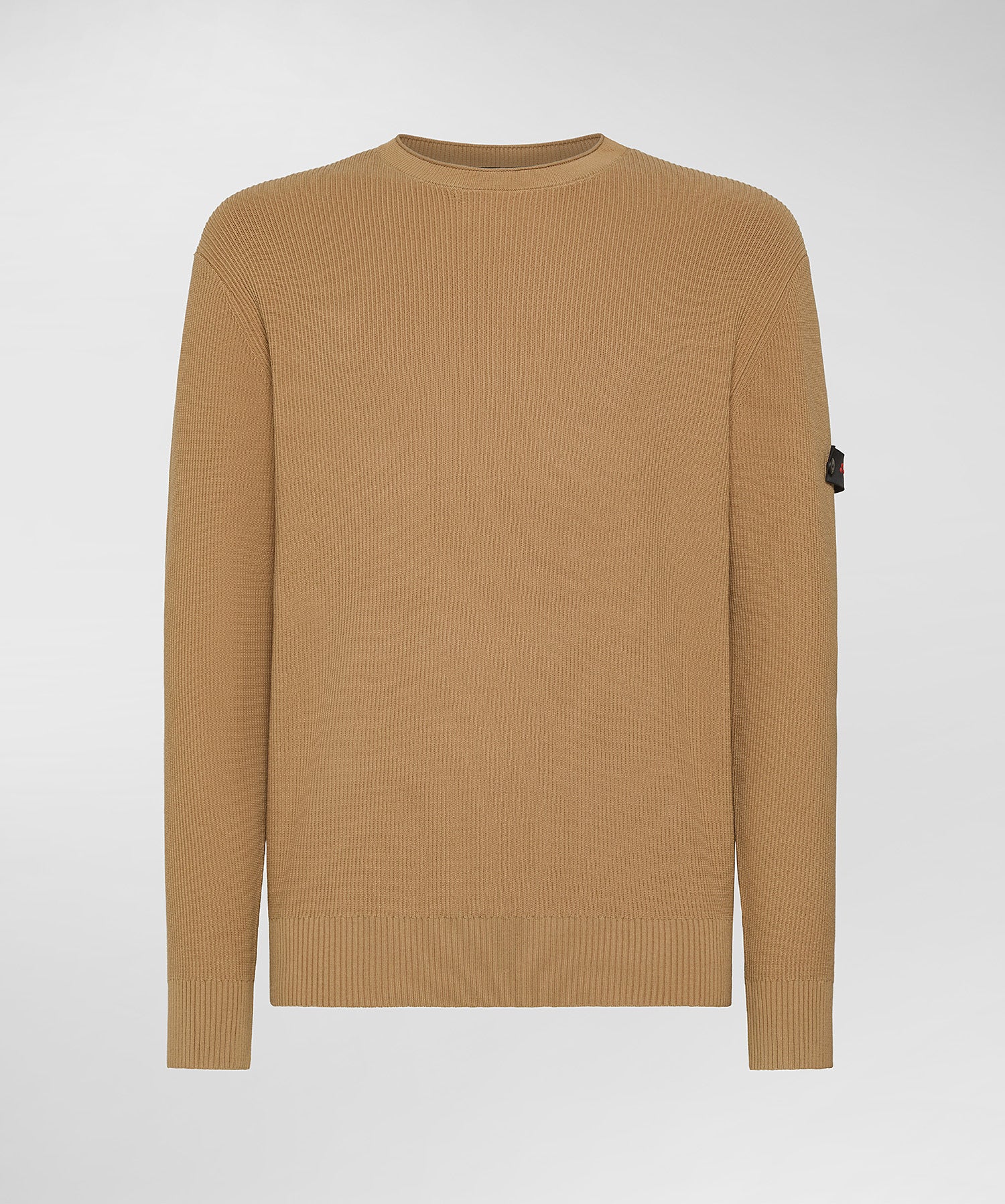 Maglia in Cotone a Costa Inglese / Beige
