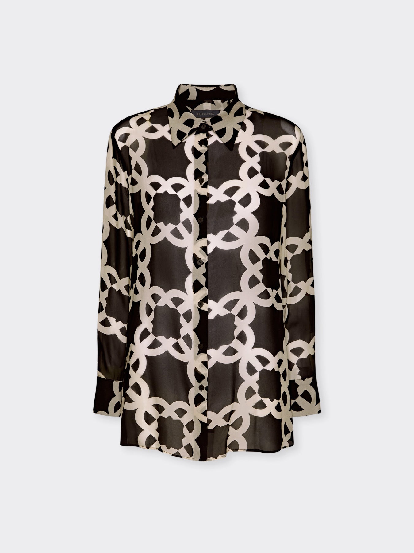 Camicia con Stampa / Nero