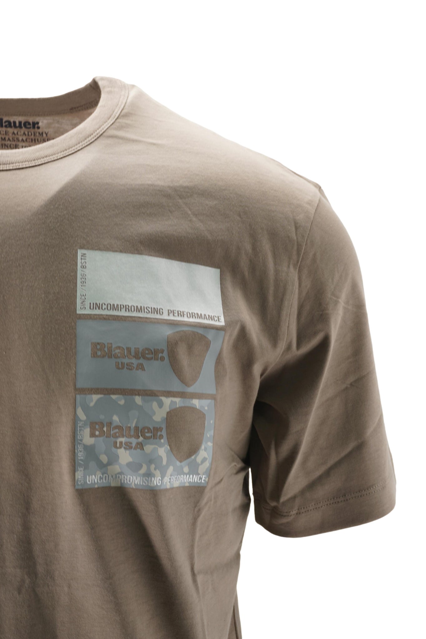 T-Shirt Palmer con Stampa / Beige - Ideal Moda