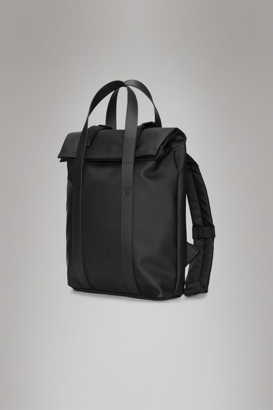 Zaino Mini con Doppio Manico / Nero - Ideal Moda