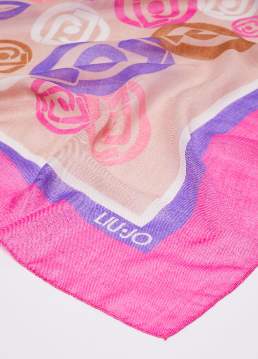 Foulard with monogram logo main image 1