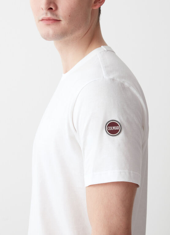 T-Shirt in Morbido Jersey / Bianco - Ideal Moda
