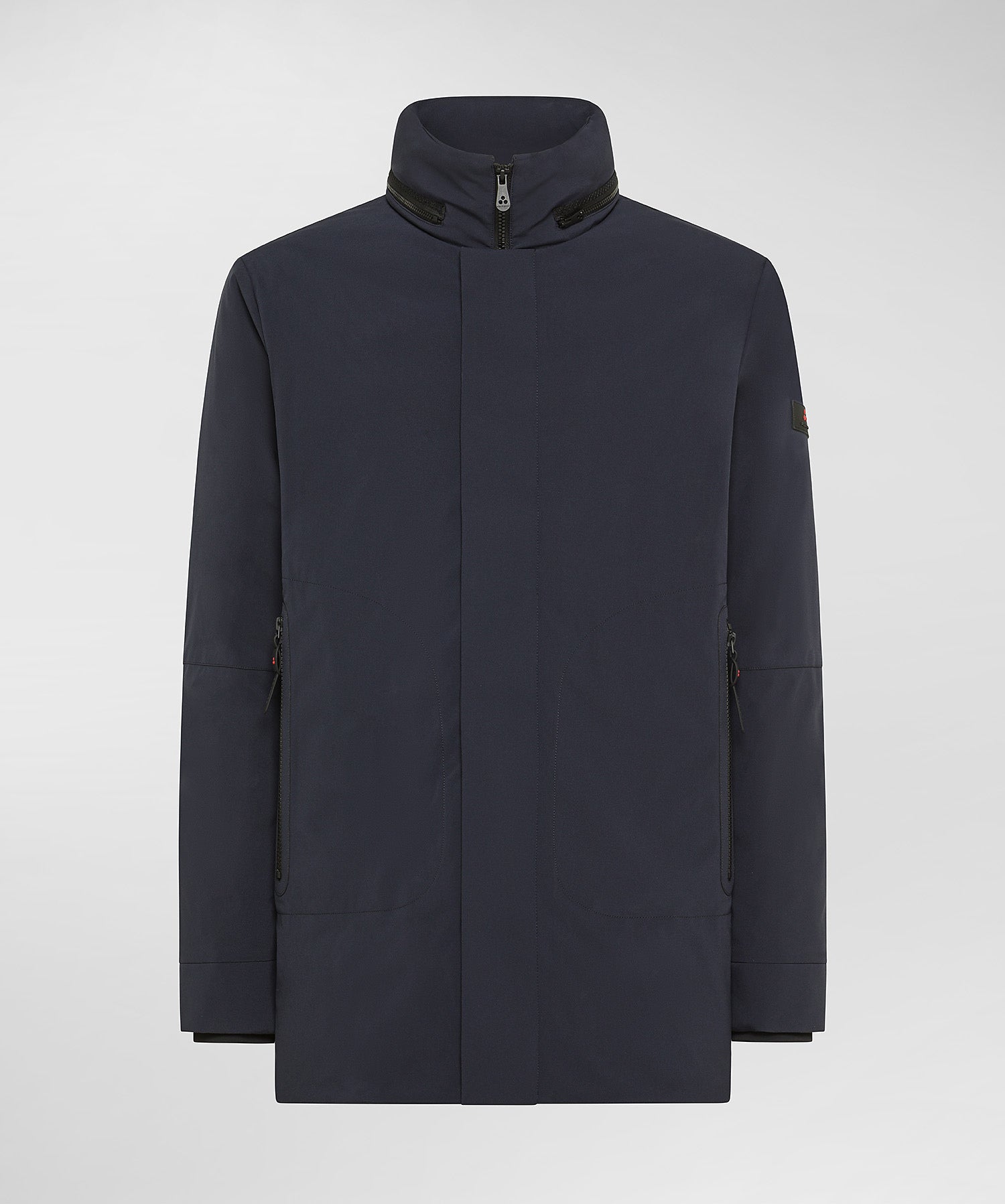 Giubbino Stretch con Cappuccio Estraibile / Blu