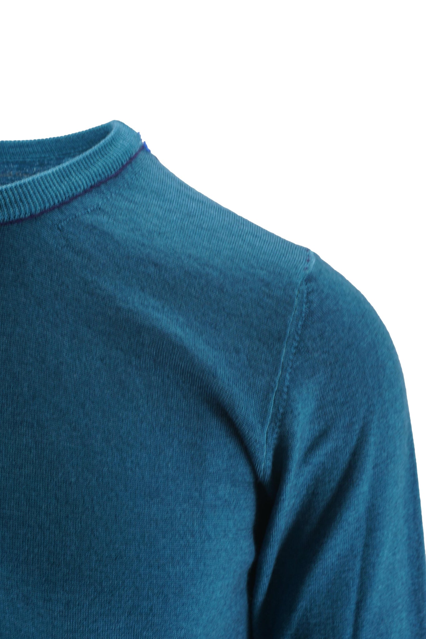 Maglia in 100% Lana / Petrolio - Ideal Moda
