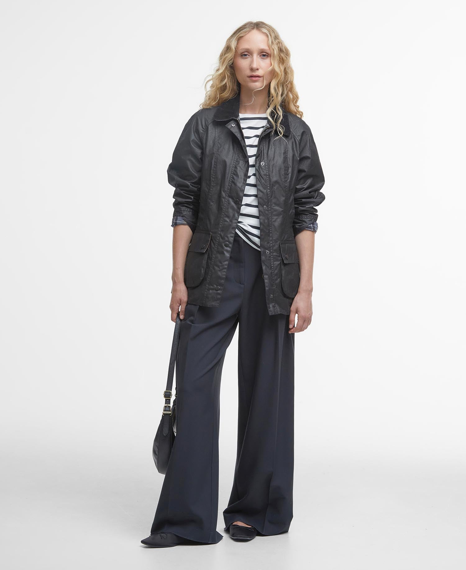 Giacca Cerata Beadnell / Nero