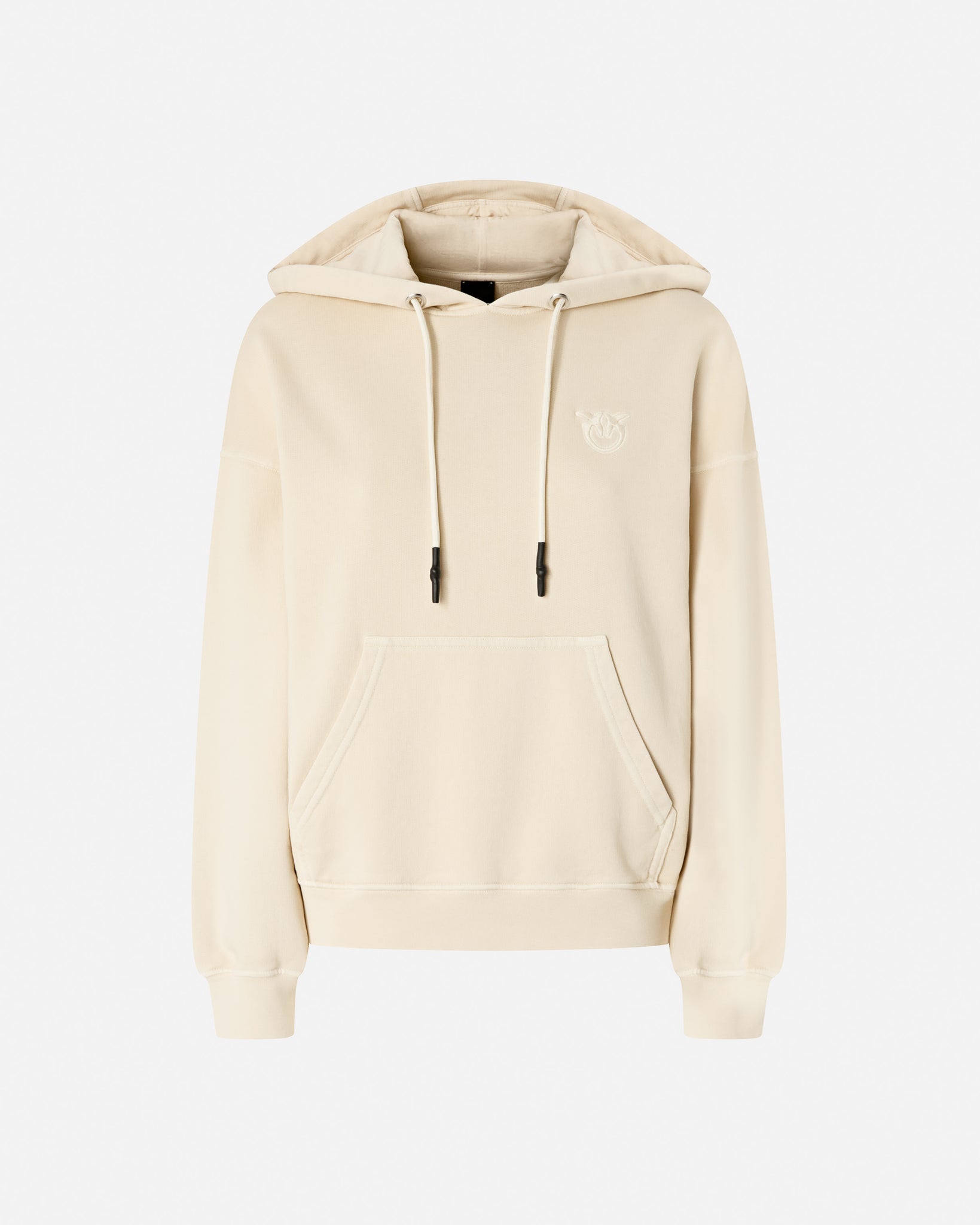 Felpa con Cappuccio / Beige - Ideal Moda