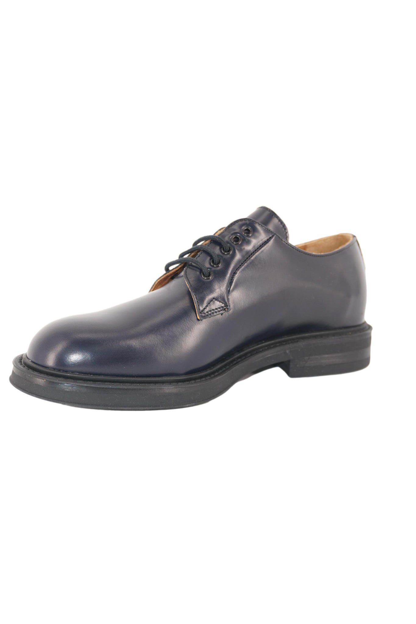 Derby in Pelle / Blu - Ideal Moda
