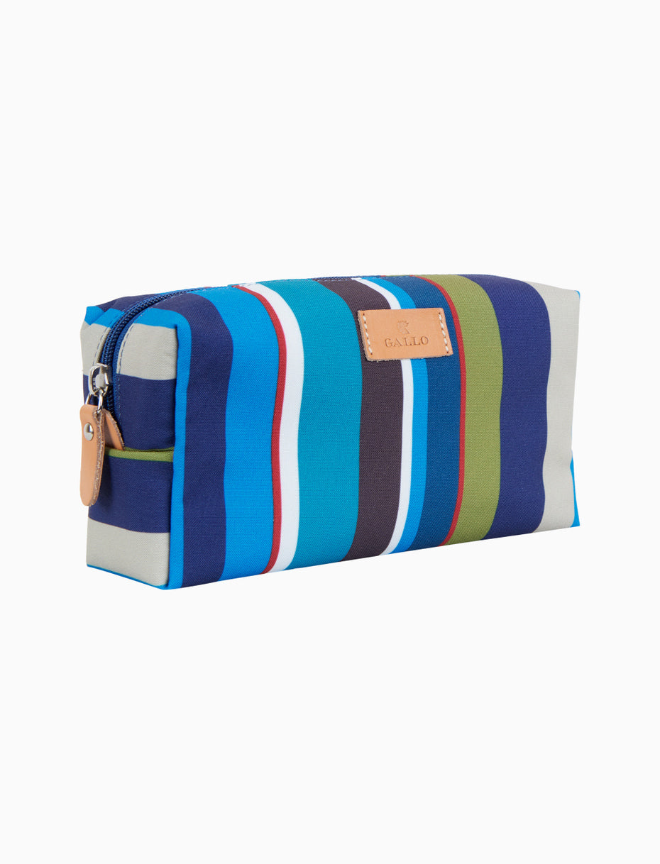 Pochette con Fantasia a Righe / Bluette - Ideal Moda