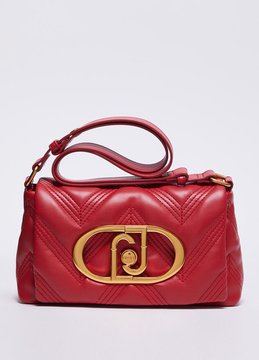 Borsa a Tracolla con Logo / Rosso - Ideal Moda