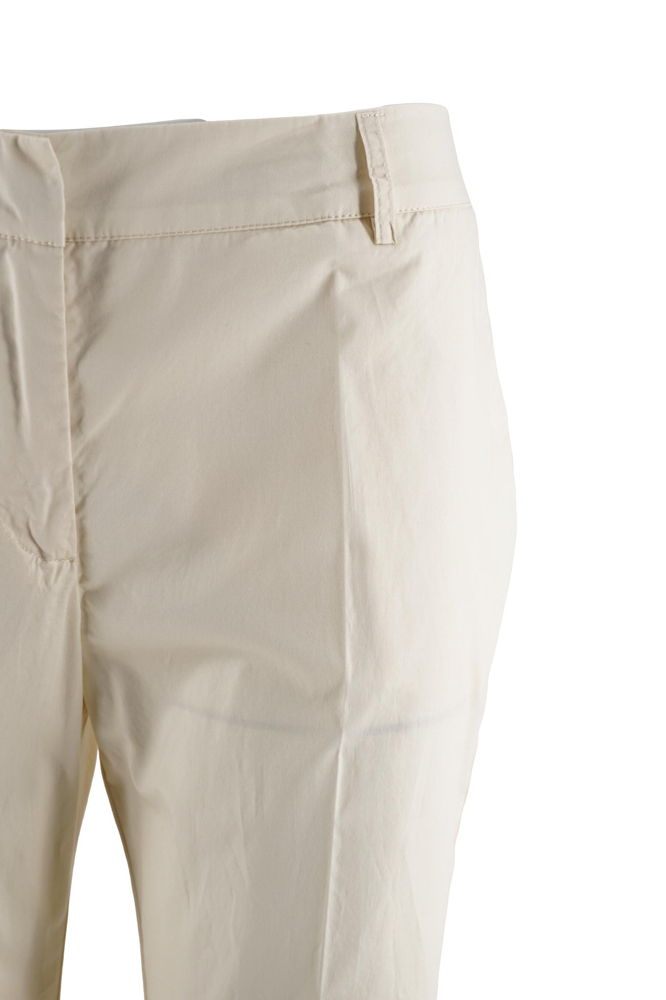 Pantalone Regular Fit in Cotone / Beige - Ideal Moda
