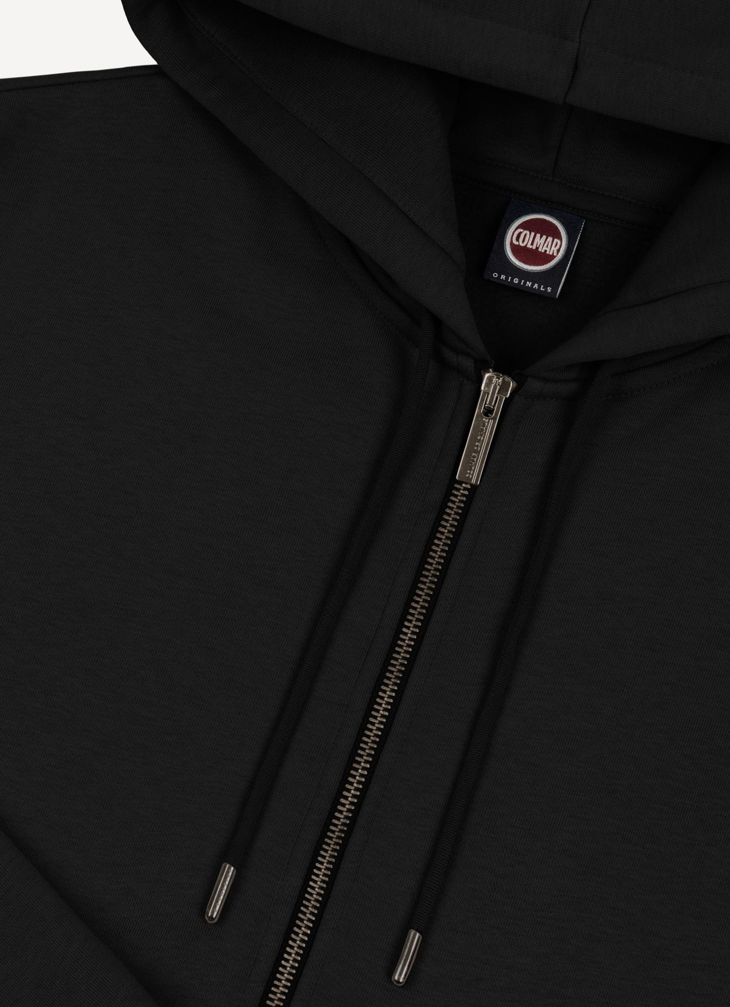 Felpa con Cappuccio e Zip / Nero