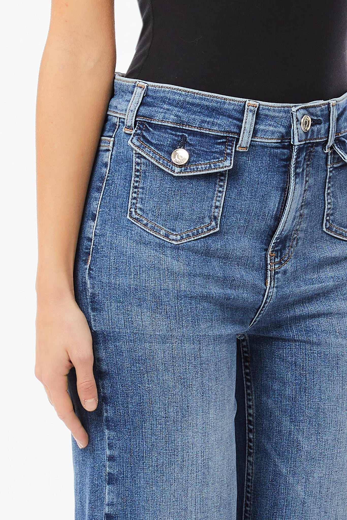 Jeans Bootcut in Cotone / Jeans