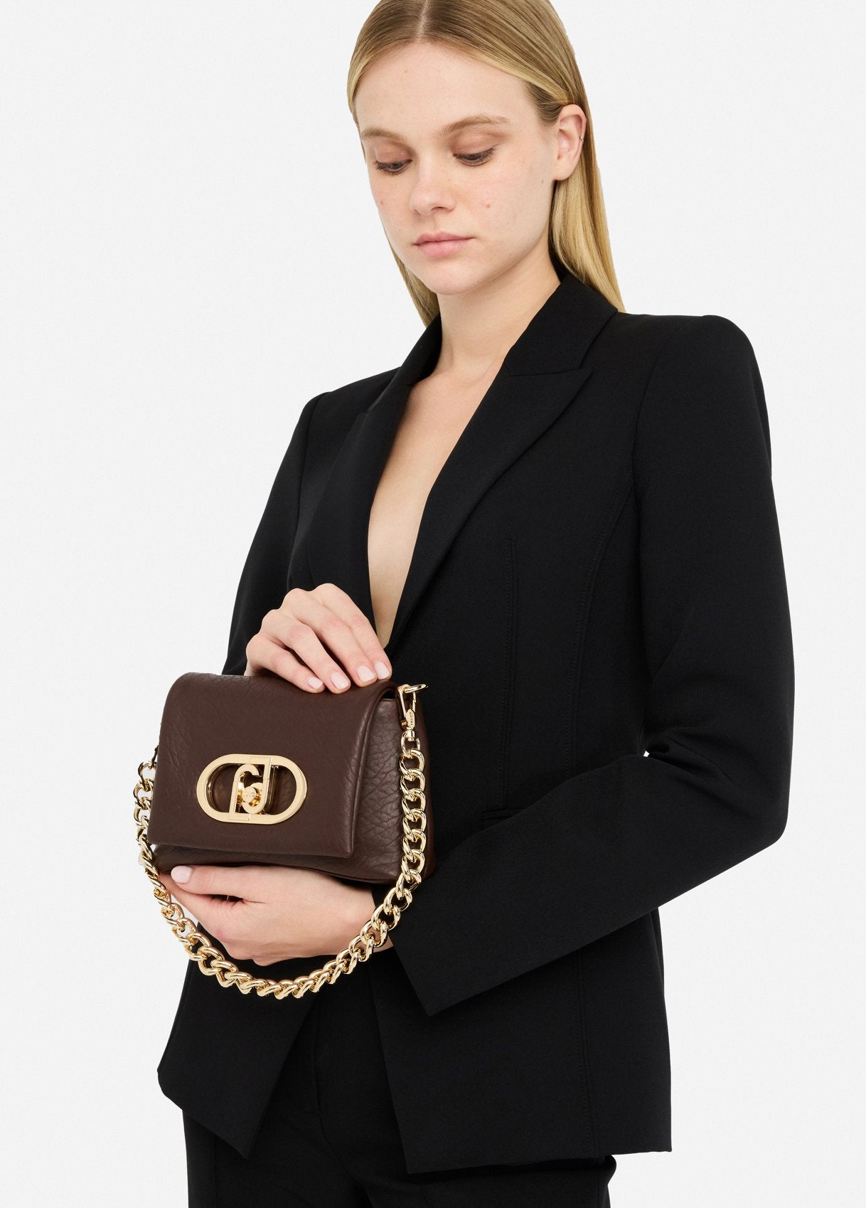 Borsa LaPuffy Piccola / Marrone