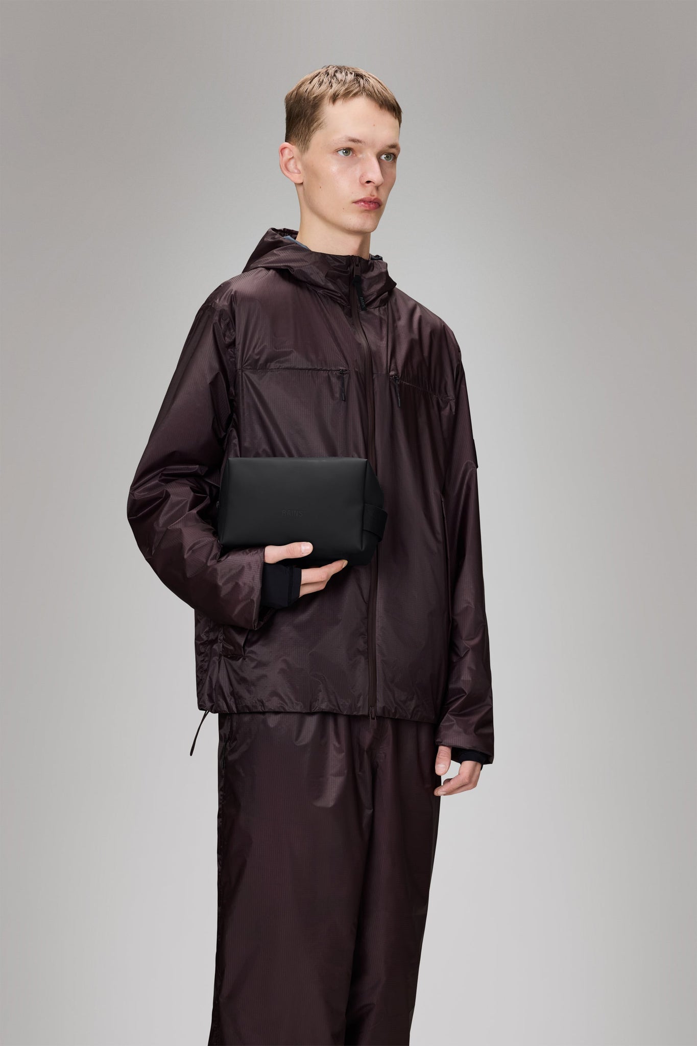 Pochette Impermeabile Wash Small / Nero
