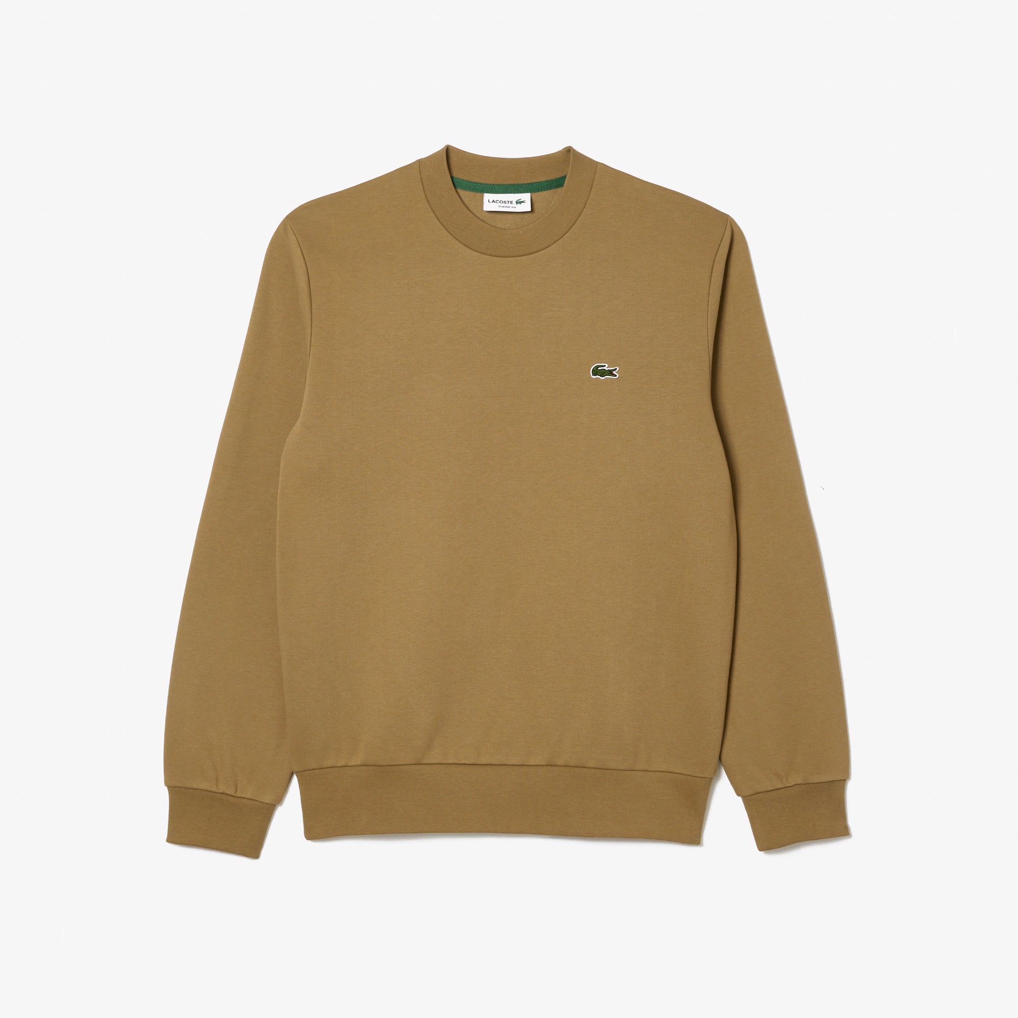Felpa in Cotone con Logo Frontale / Beige - Ideal Moda