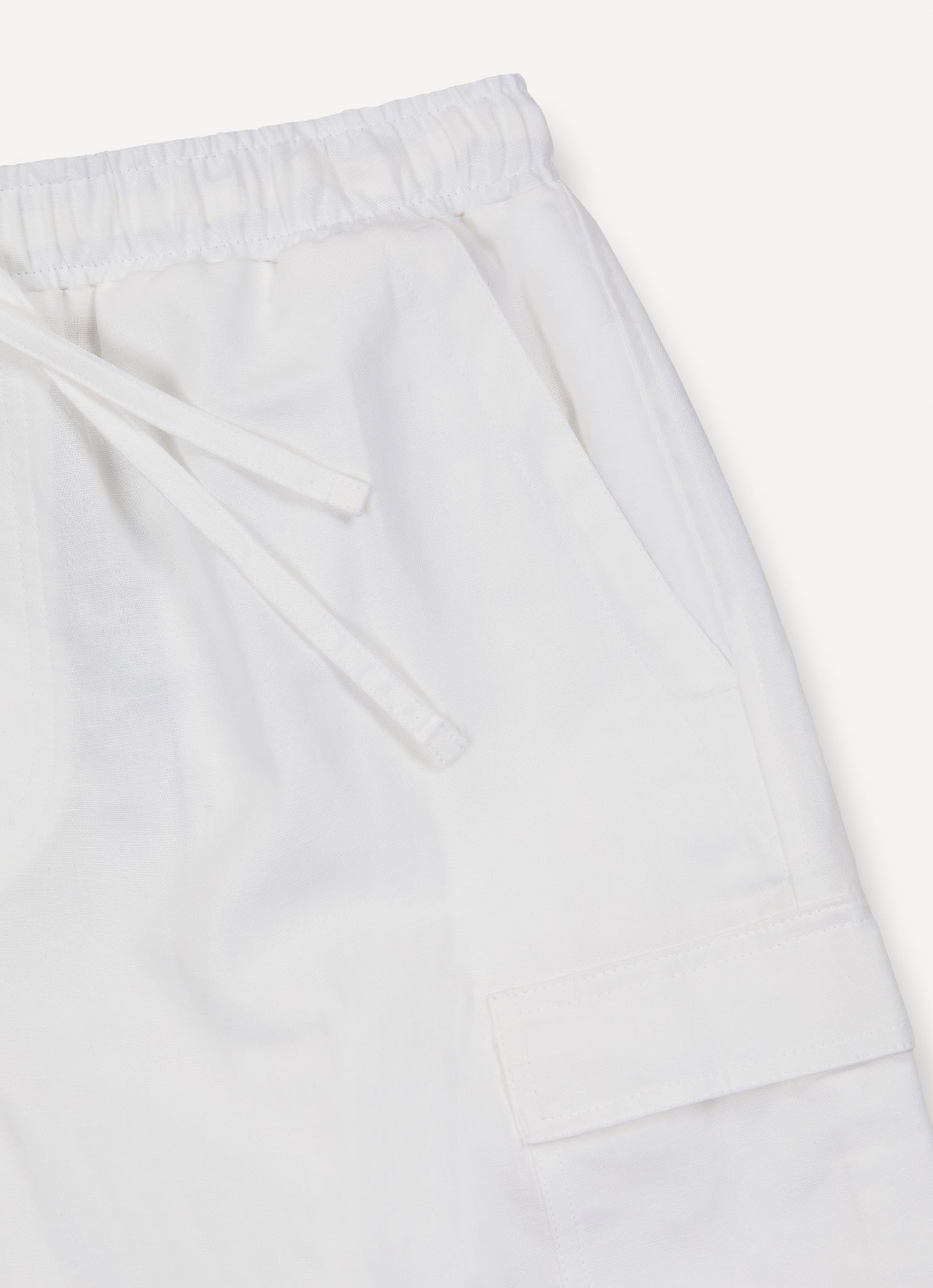 Bermuda in Lino / Bianco - Ideal Moda