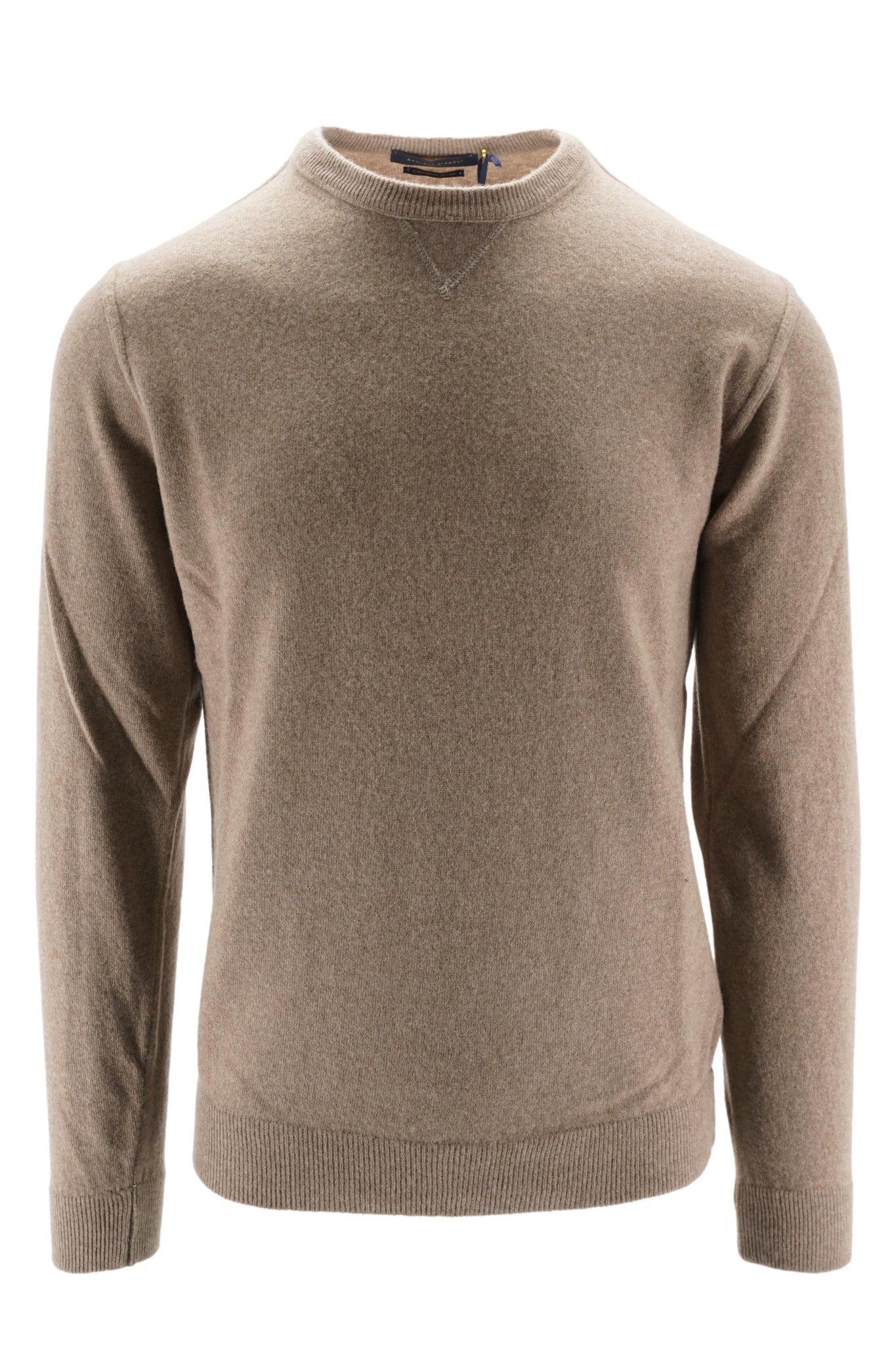 Maglia Taglio Felpa in Lana / Beige - Ideal Moda