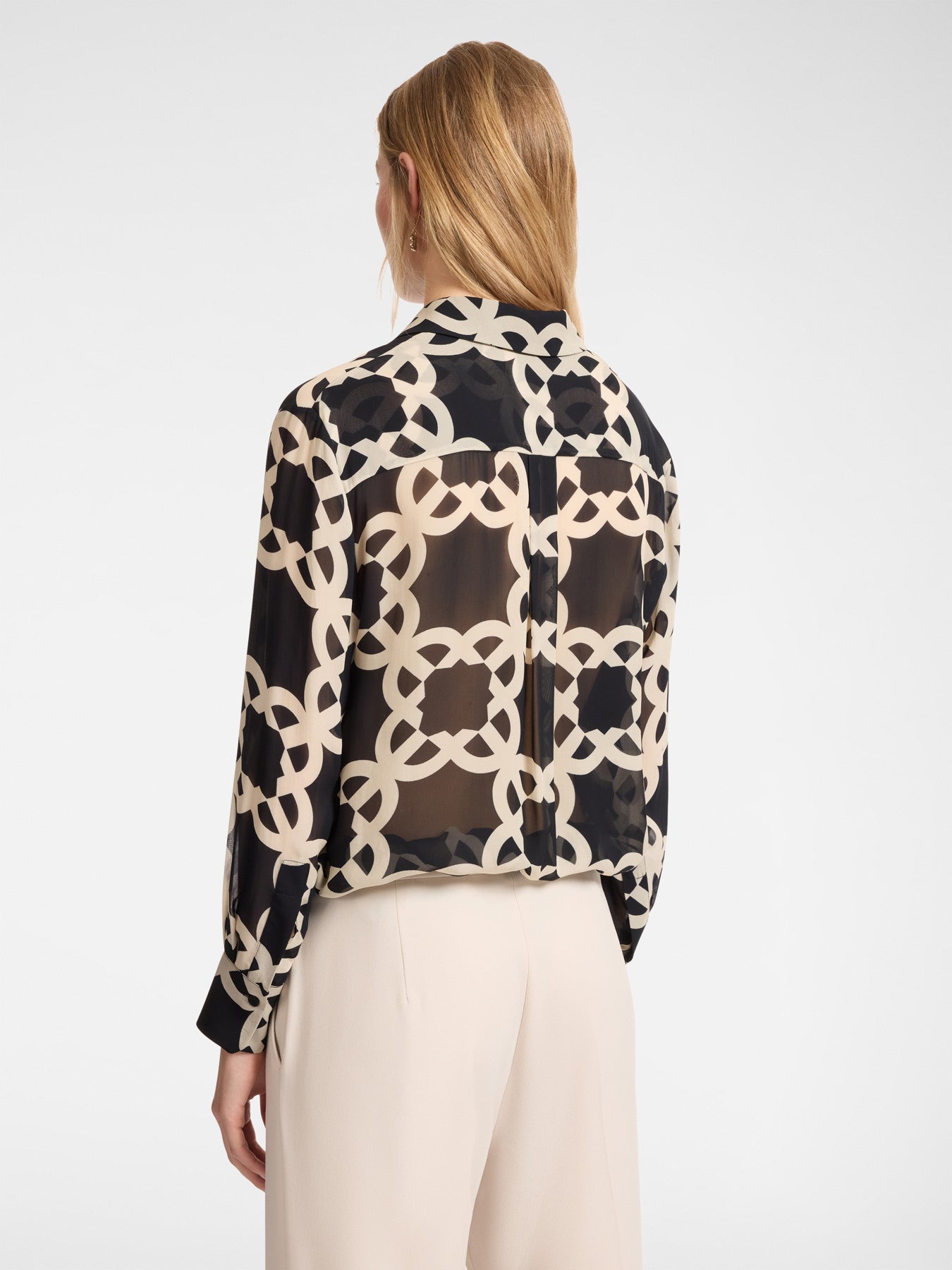 Camicia con Stampa / Nero