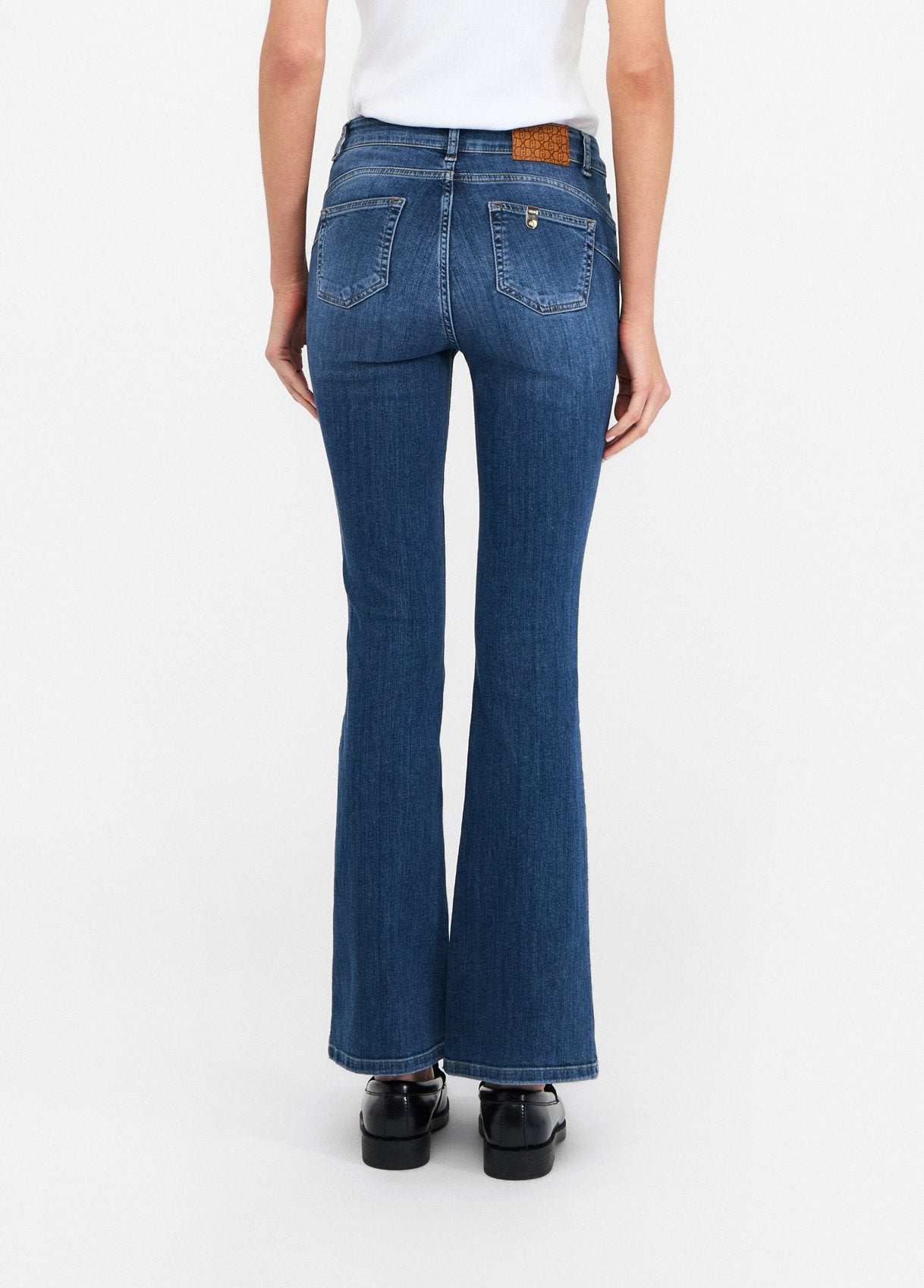 Jeans Flare a Vita Alta / Jeans - Ideal Moda
