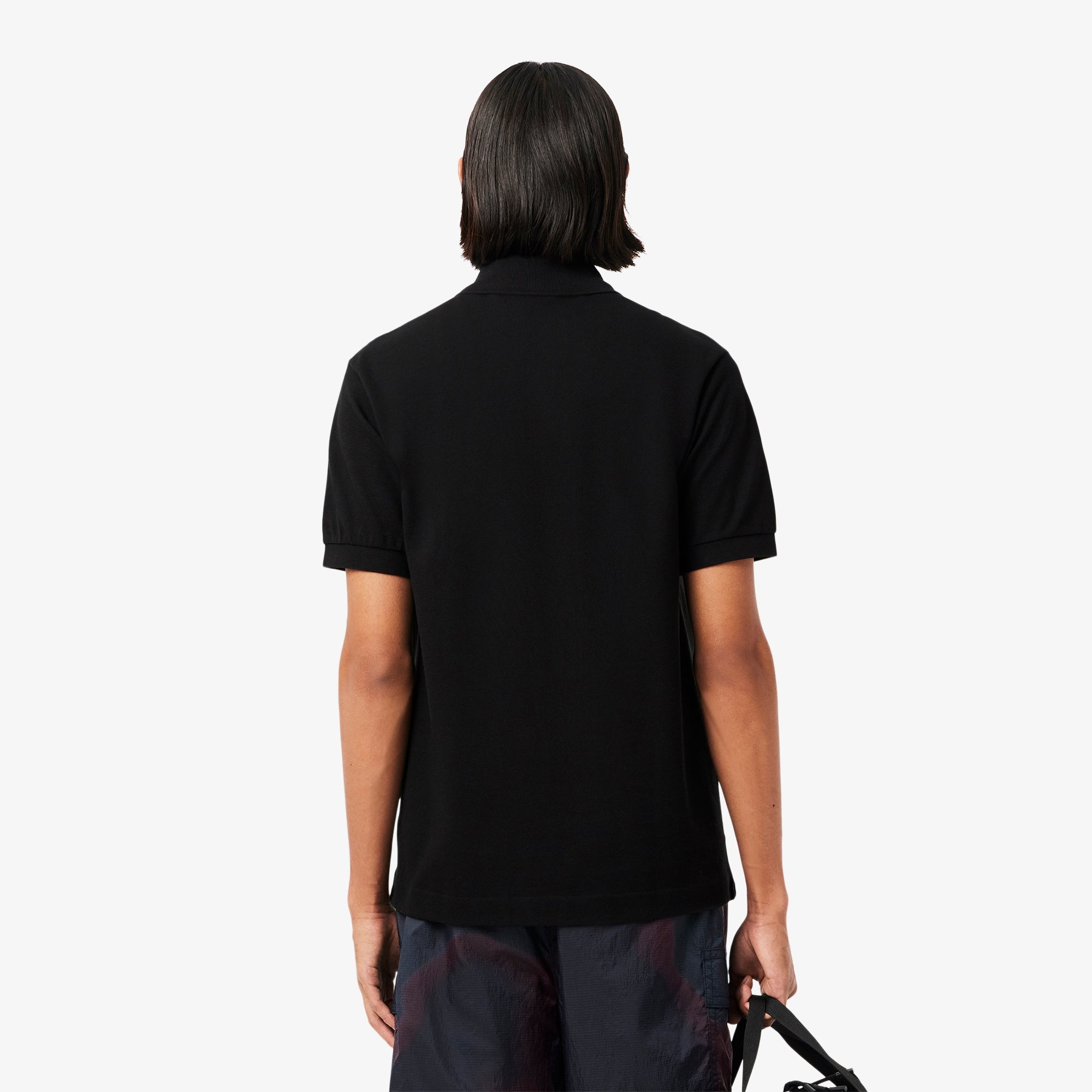 Polo 12.12 con Logo Lacoste / Nero - Ideal Moda