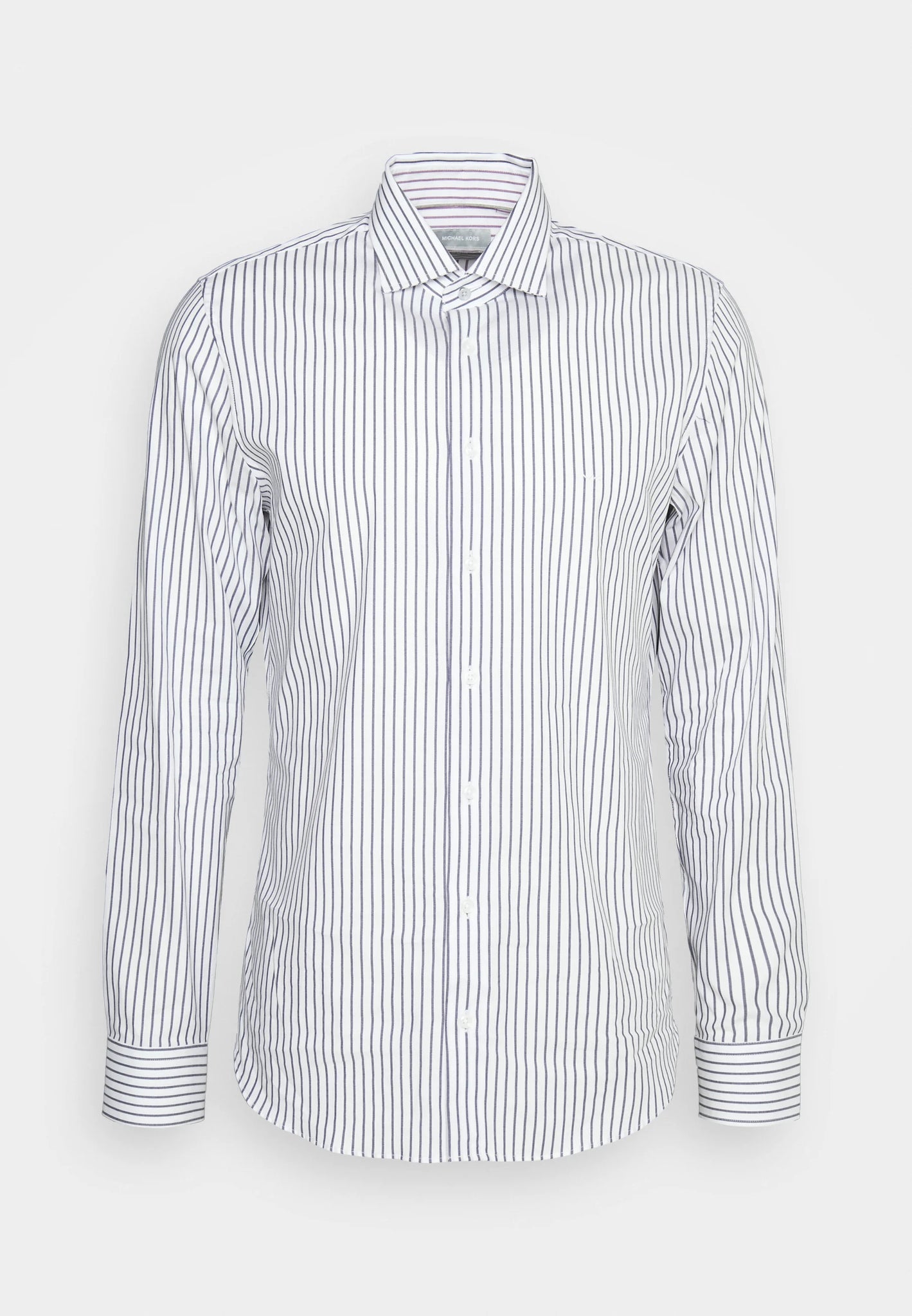 Camicia in Cotone con Fantasia a Righe / Blu - Ideal Moda