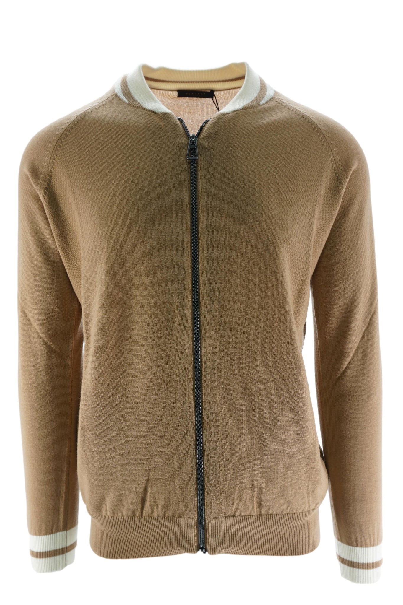 Maglia College in Lana / Beige
