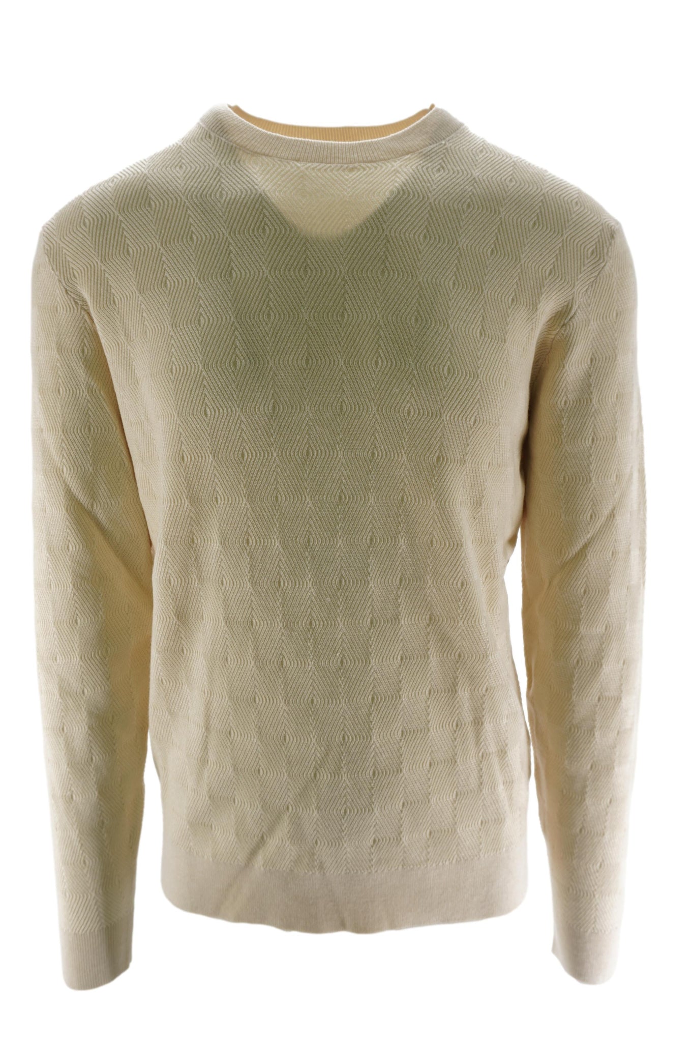 Maglia con Tramatura in Tencel e Merino / Avorio
