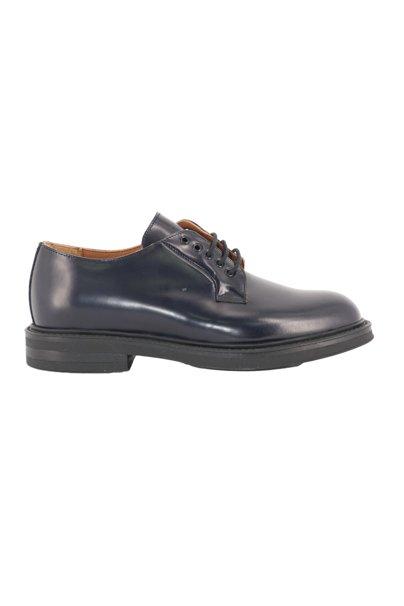Derby in Pelle / Blu - Ideal Moda