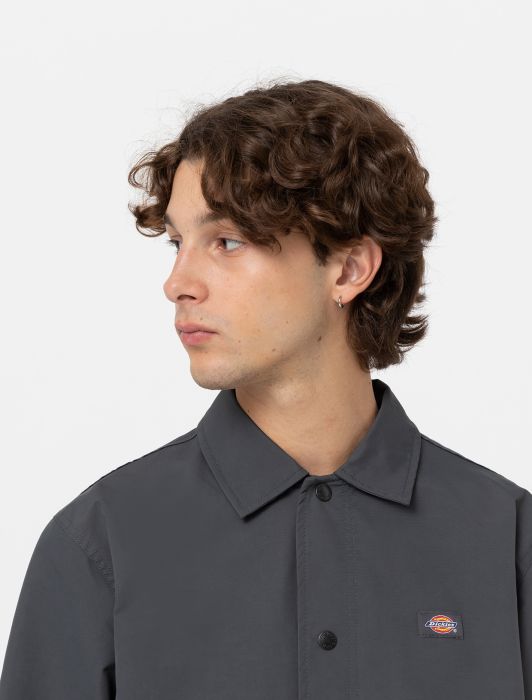 Giacca Oakport Coach con Logo / Grigio - Ideal Moda