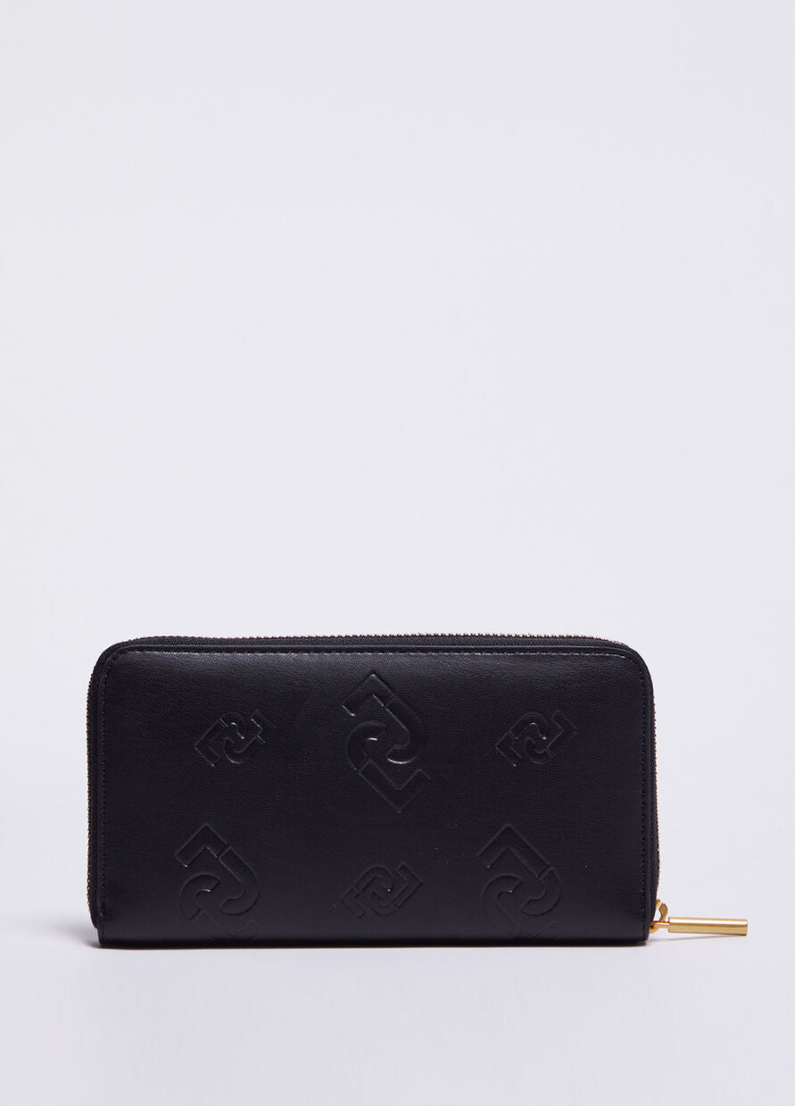 Portafoglio con Logo / Nero - Ideal Moda