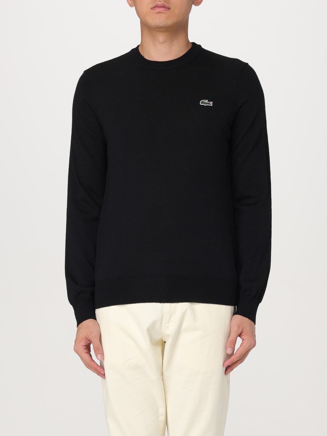 Maglia con Logo in Misto Lana / Nero - Ideal Moda