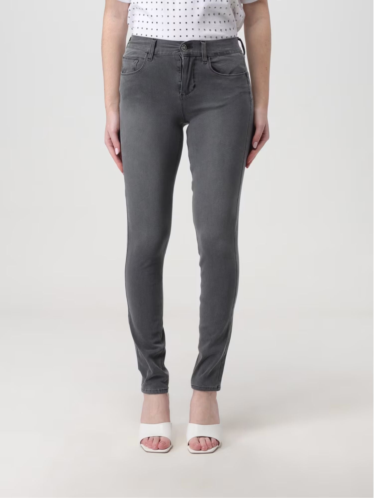 Jeans Skinny Divine / Grigio - Ideal Moda