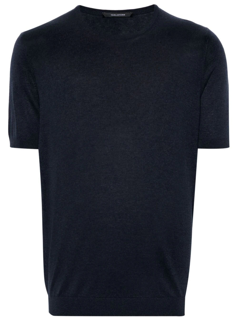 T-Shirt in Seta Josh / Blu - Ideal Moda