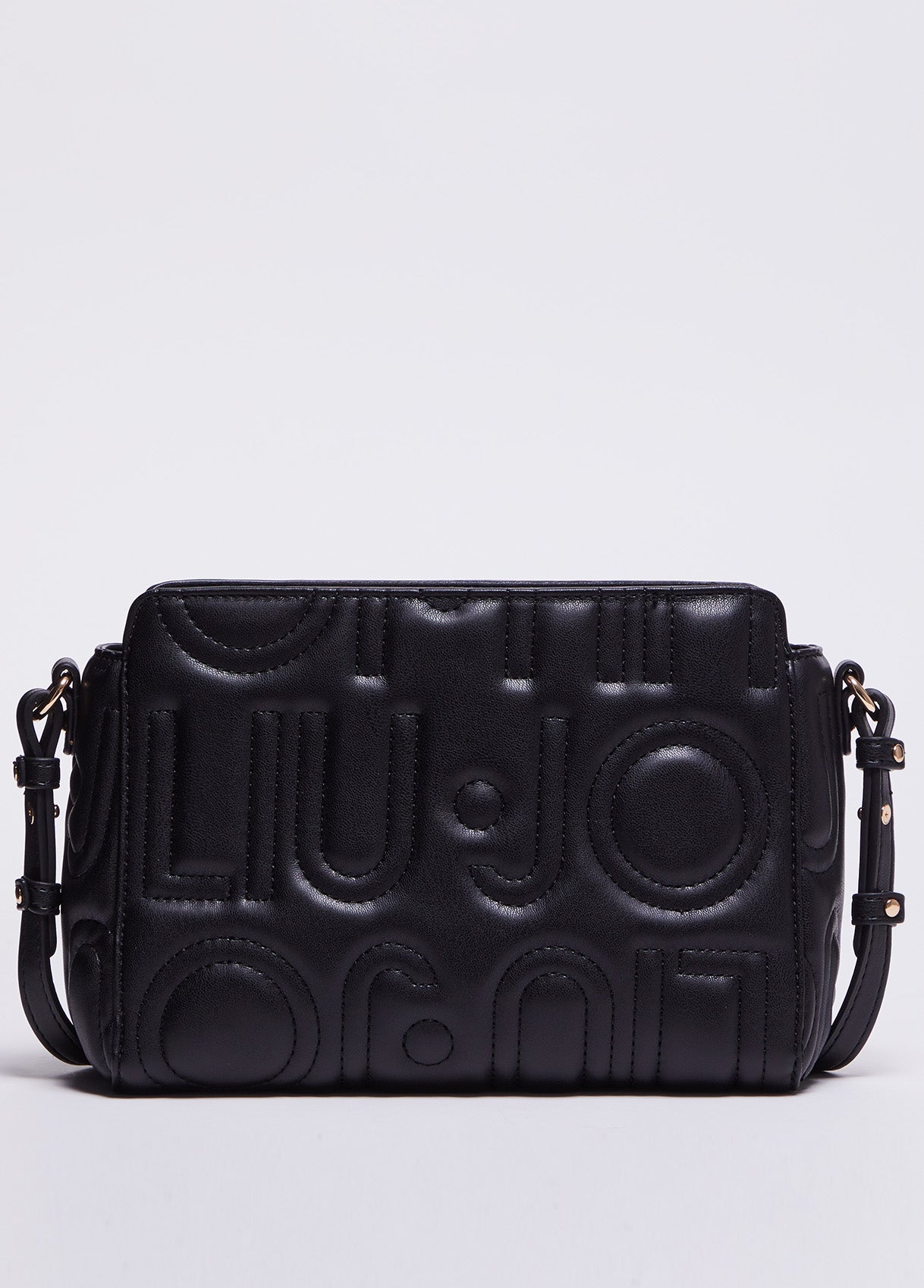 Borsa a Tracolla con Logo / Nero - Ideal Moda