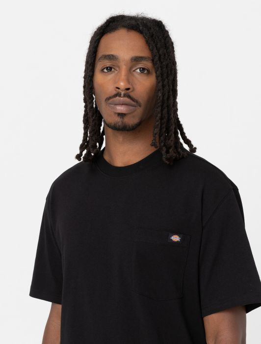 T-Shirt con Taschino / Nero - Ideal Moda
