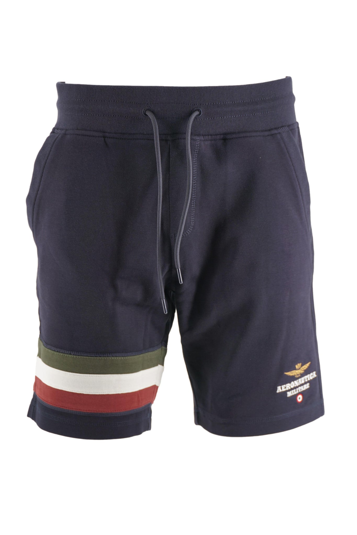 Pantaloncino in Cotone con Ricami / Blu - Ideal Moda