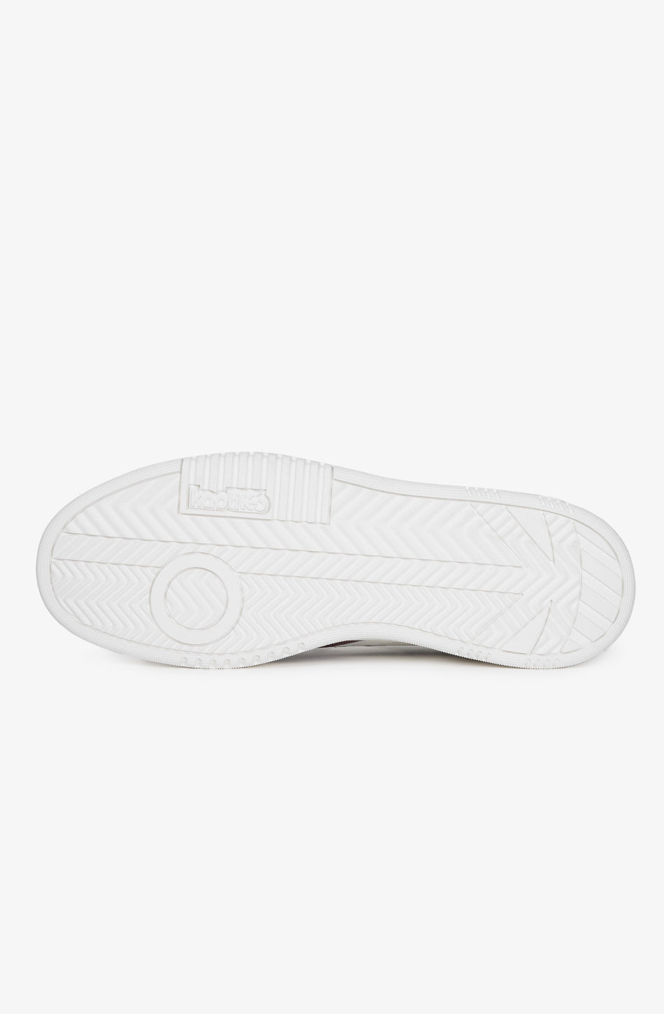 Sneaker in Pelle Boston Piping / Bianco
