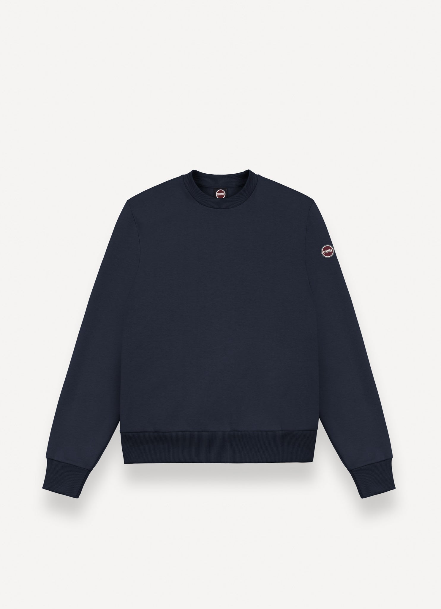 Felpa Girocollo con Logo / Blu