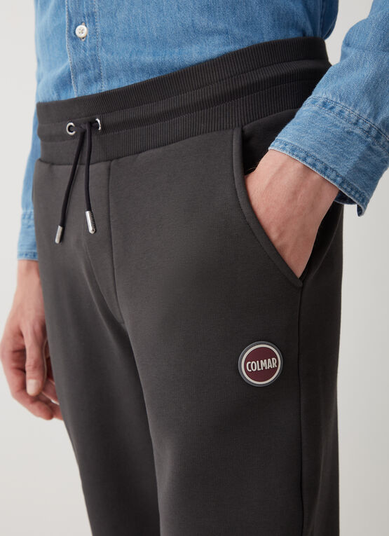Pantalone in Tuta con Logo / Grigio - Ideal Moda