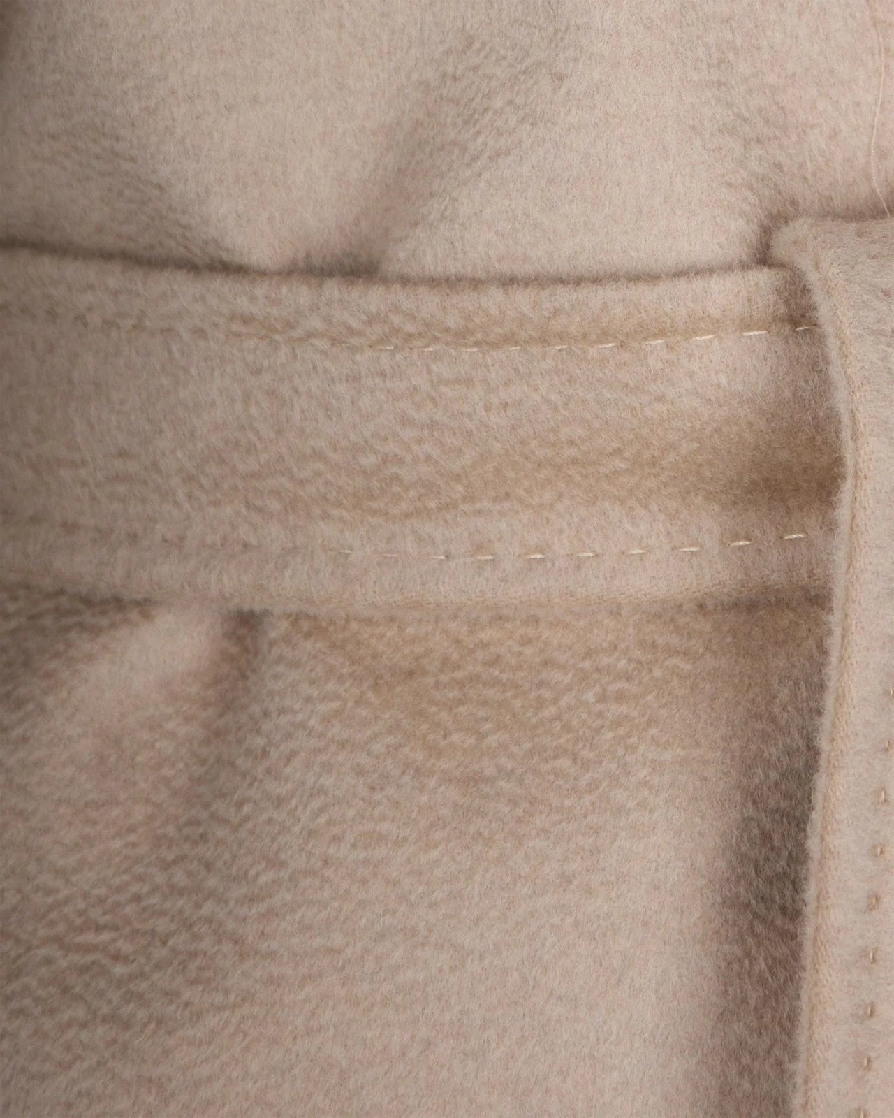 Cappotto a Vestaglia in Lana / Beige - Ideal Moda