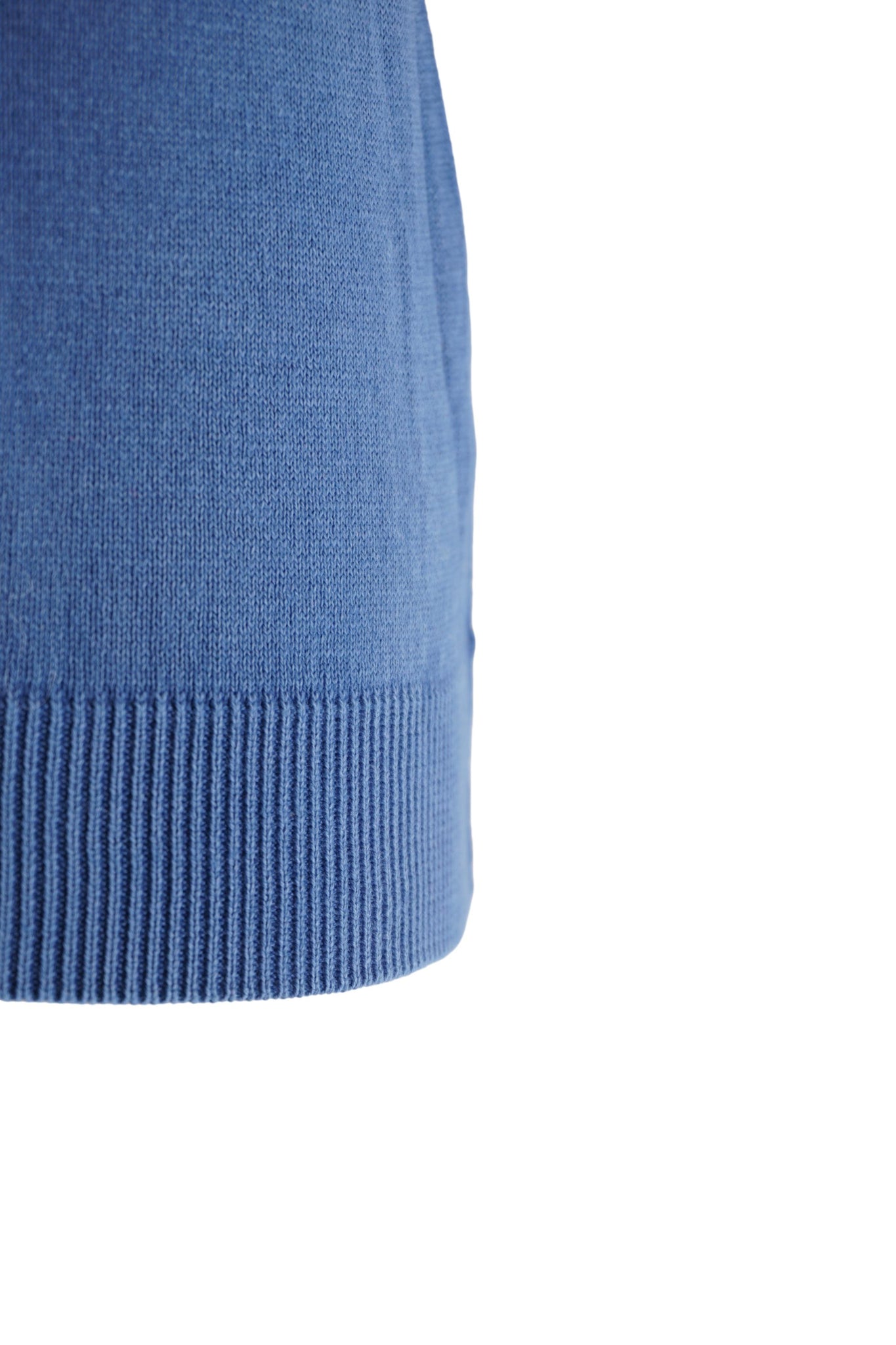 T-Shirt in Filo di Cotone Finezza 14 / Azzurro - Ideal Moda
