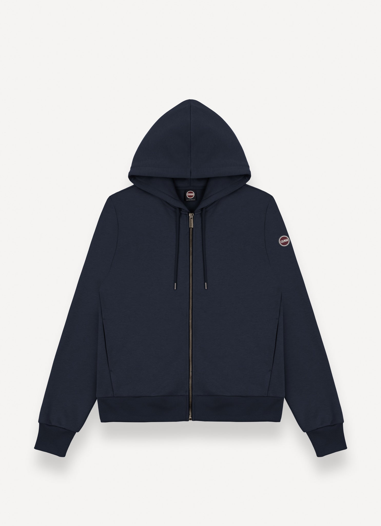 Felpa con Cappuccio e Zip / Blu