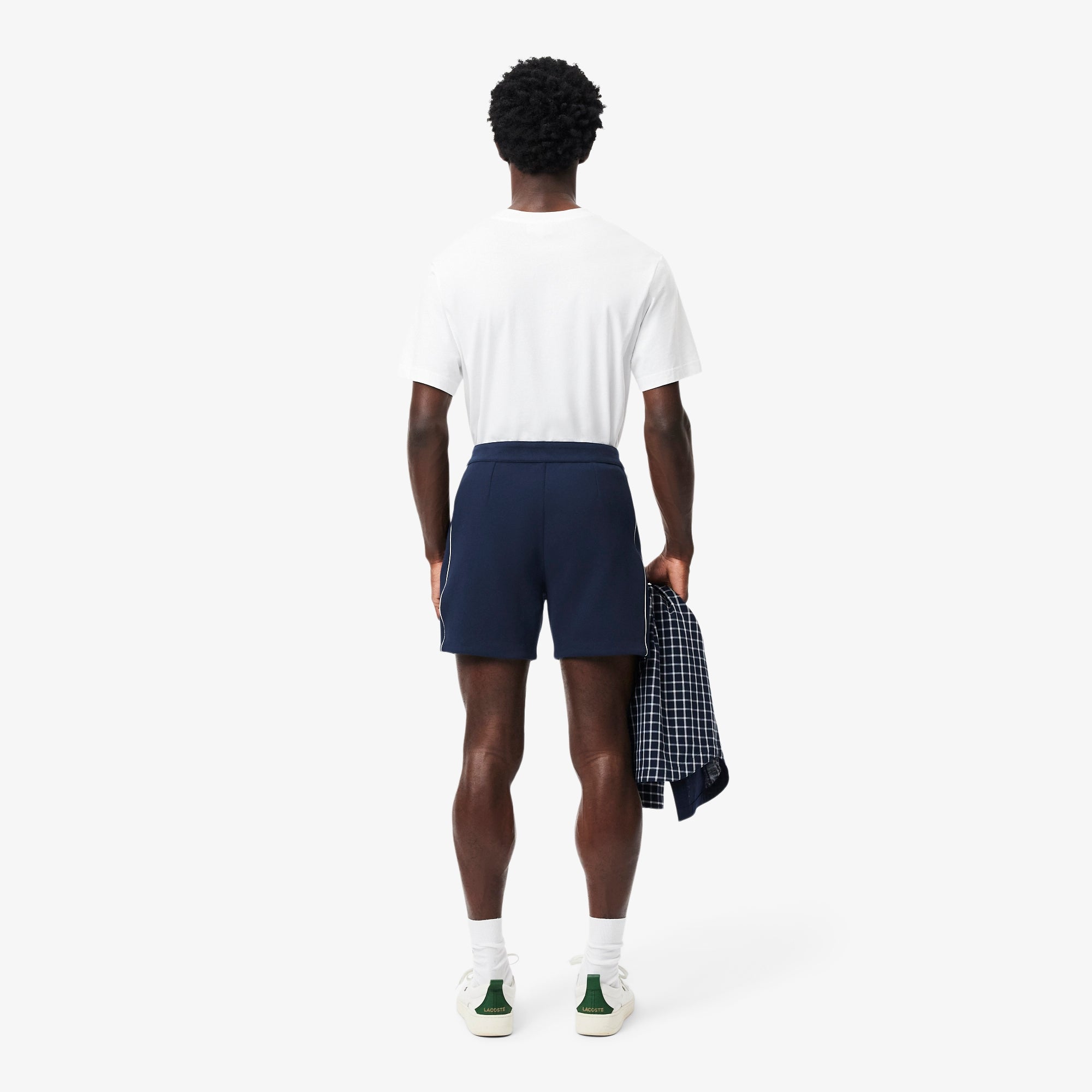 Shorts Regular Fit in Piqué / Blu