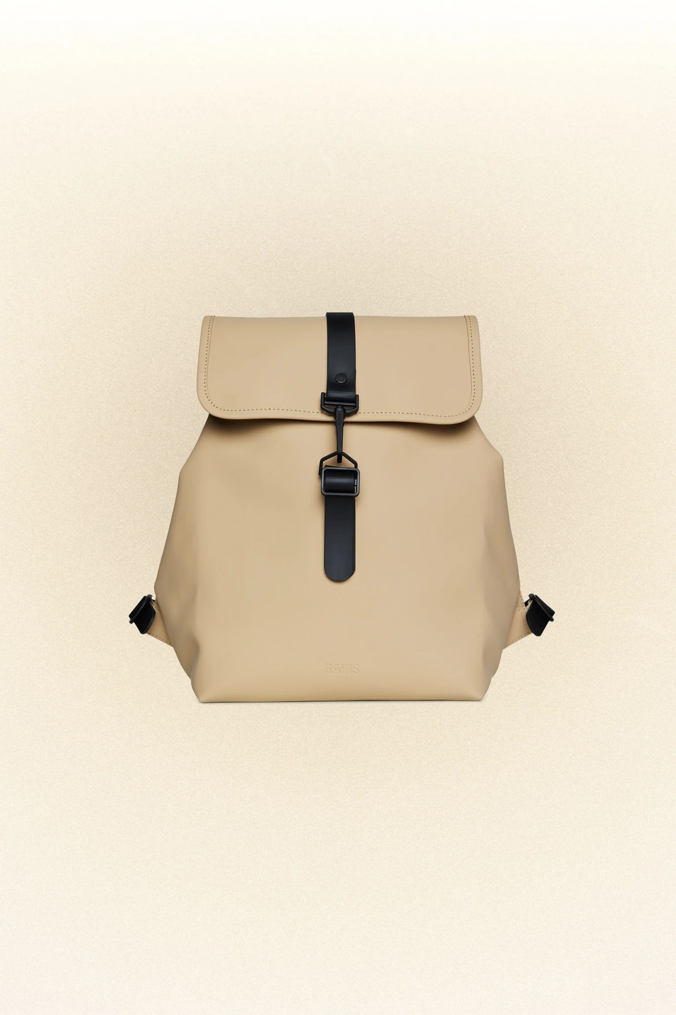 Zaino Bucket in Tessuto Tecnico / Beige - Ideal Moda