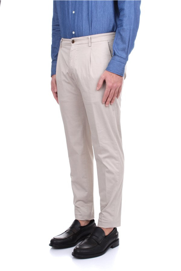Pantalone Chino con una Pince / Beige - Ideal Moda