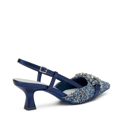 Slingback Gioiello con Tacco / Jeans - Ideal Moda