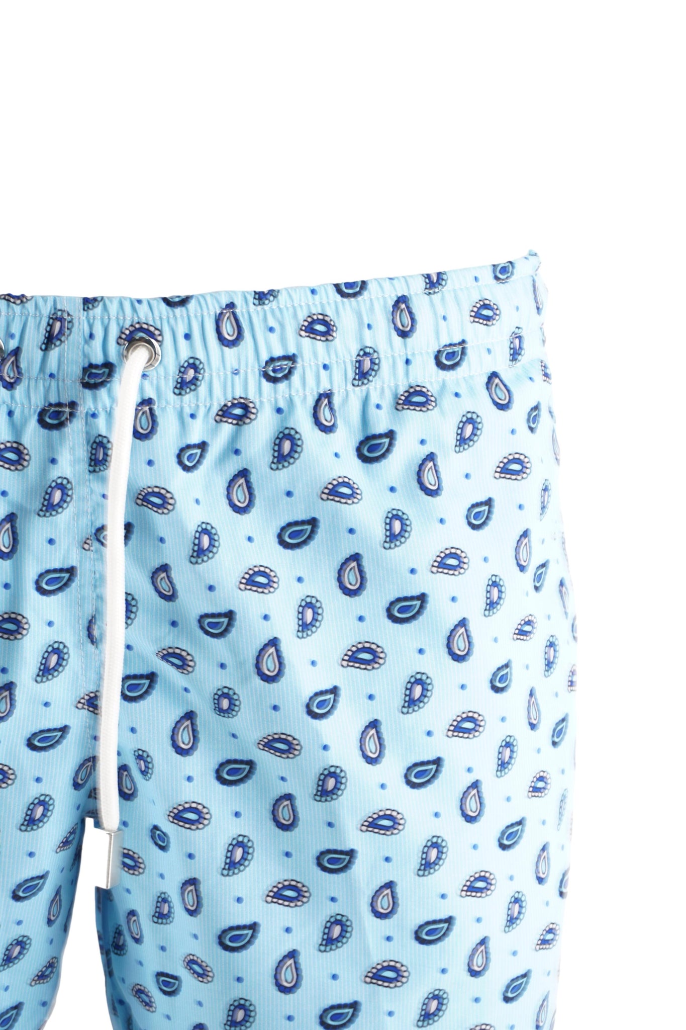 Costume da Mare con Fantasia / Celeste - Ideal Moda